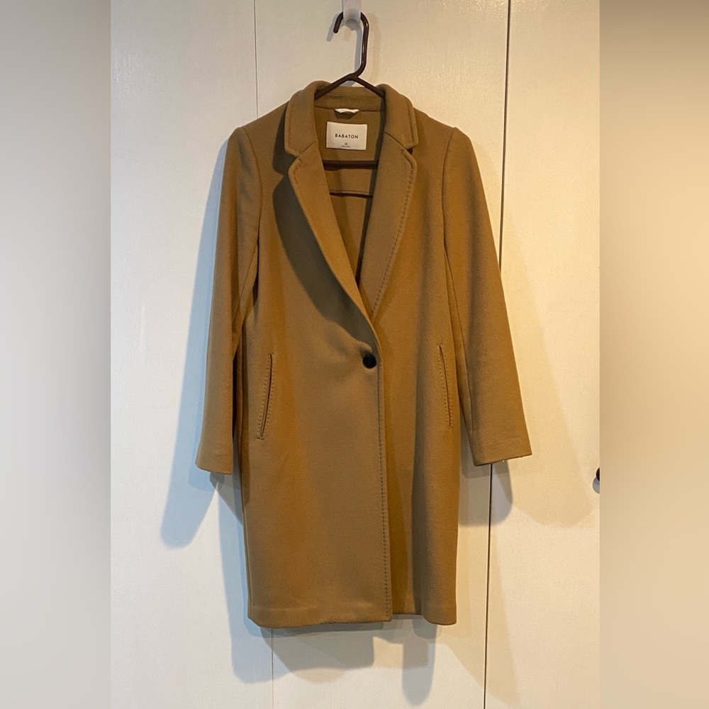 Babaton Women's Camel Stedman Wool Coat